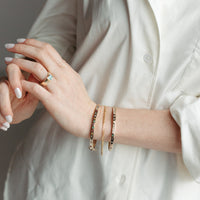 Love Note Bangle - "You Are My Everything" - 18 Stones