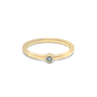 Single Birthstone Stack Ring