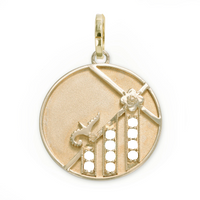 Mountain Medallion - "Love Always" Message - 10 Stones