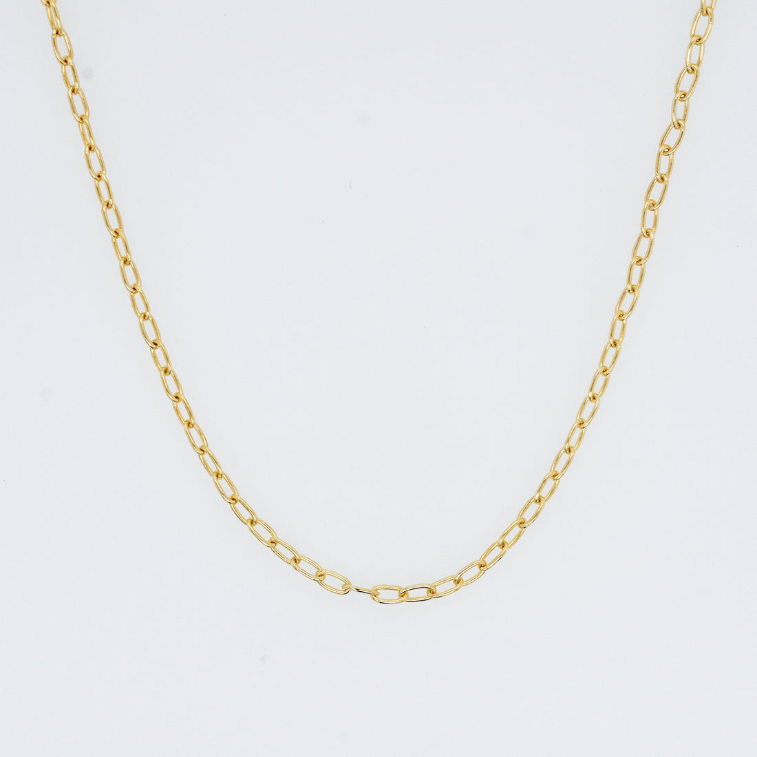 Antonia Long Oval Link Chain