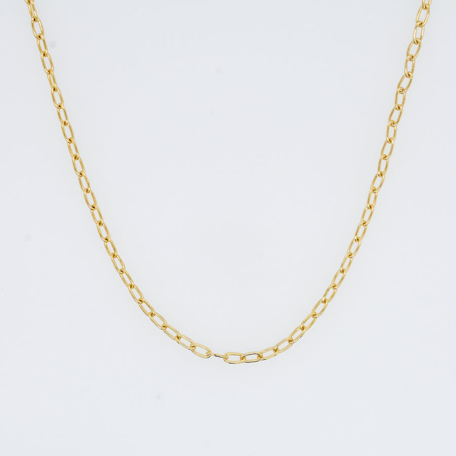 Antonia Long Oval Link Chain