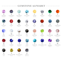 Harmony "LOVE" Gemstone Stud Earrings - 4 Stones