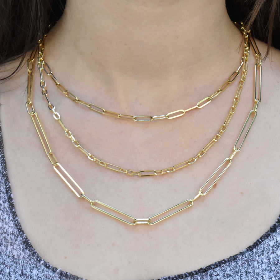 Three and One Paperclip Chain - Eliza Page