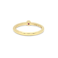 Single Birthstone Stack Ring