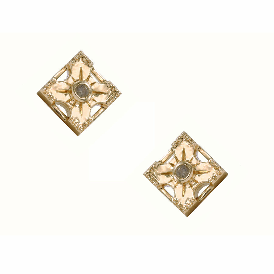 Harmony (9mm) Gemstone Stud Earrings - Single Stone