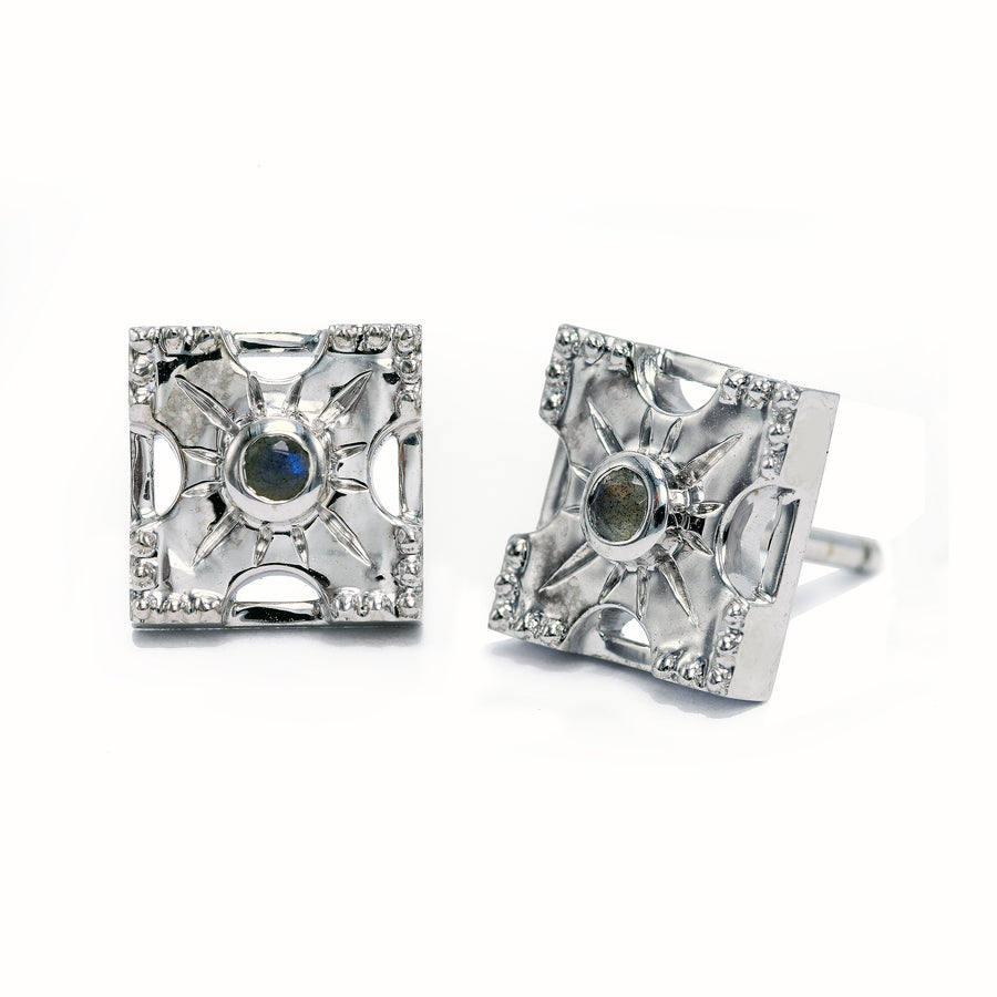 Harmony (9mm) Gemstone Stud Earrings - Single Stone
