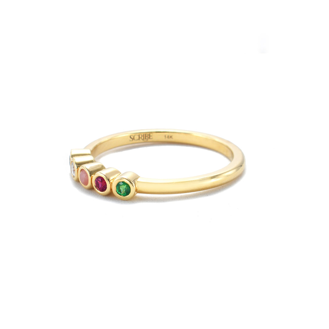 5 Stone "Adore" Stack Ring