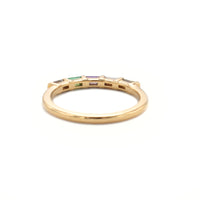 5 Stone Baguette "Loved" Stack Ring