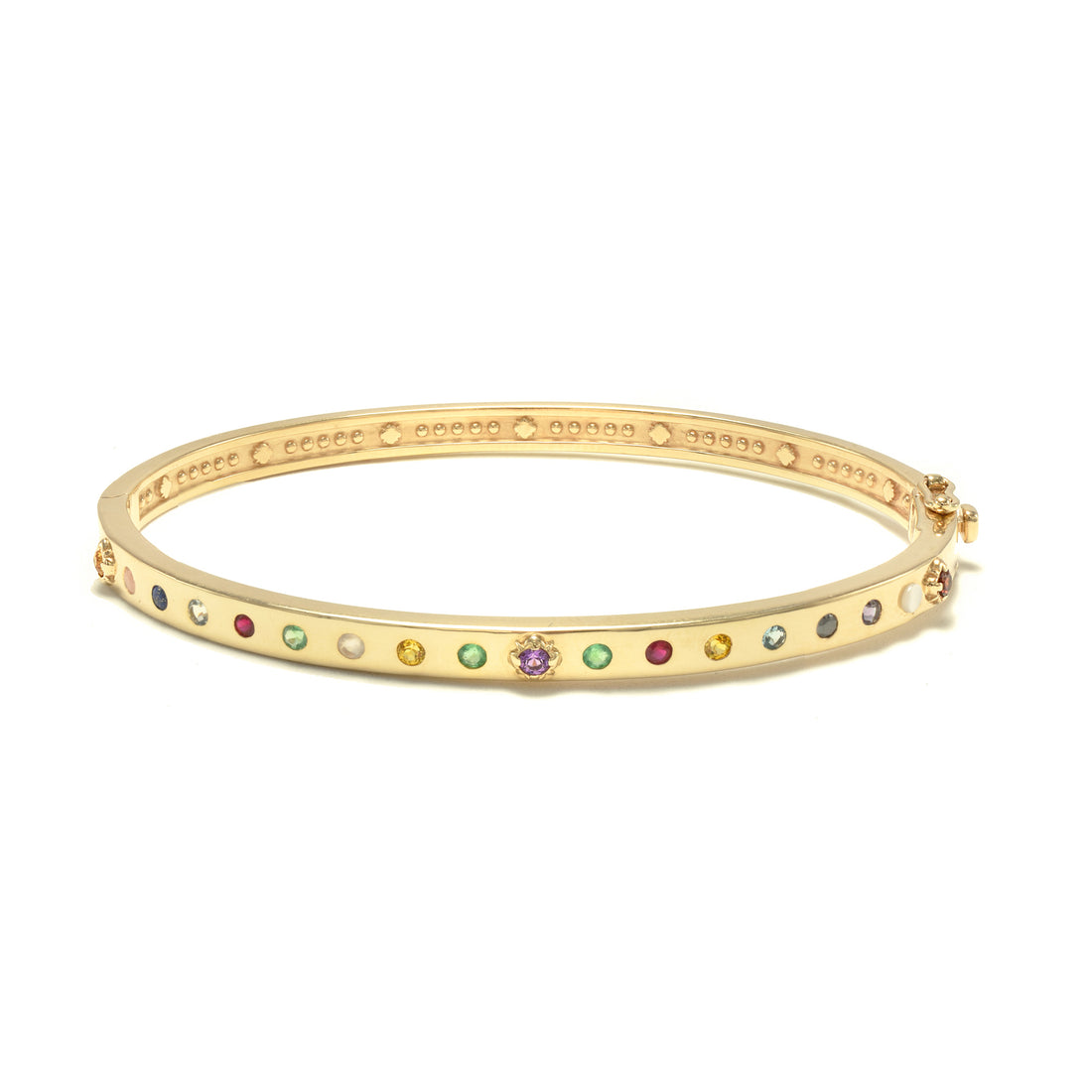 Love Note Bangle - "You Are My Everything" - 18 Stones
