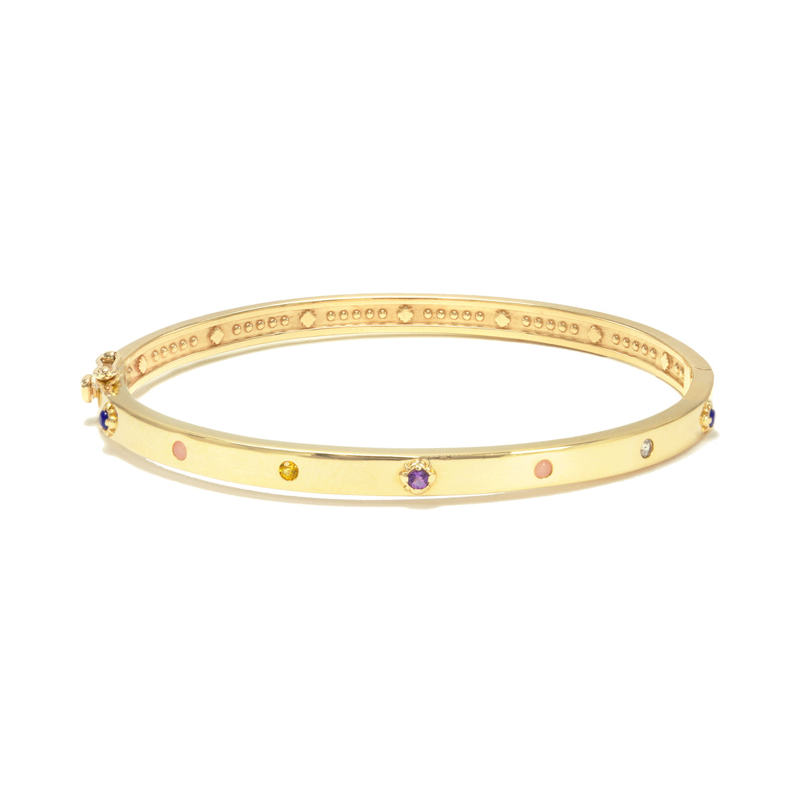 Love Note Bangle - Birthstones - 7 Stones