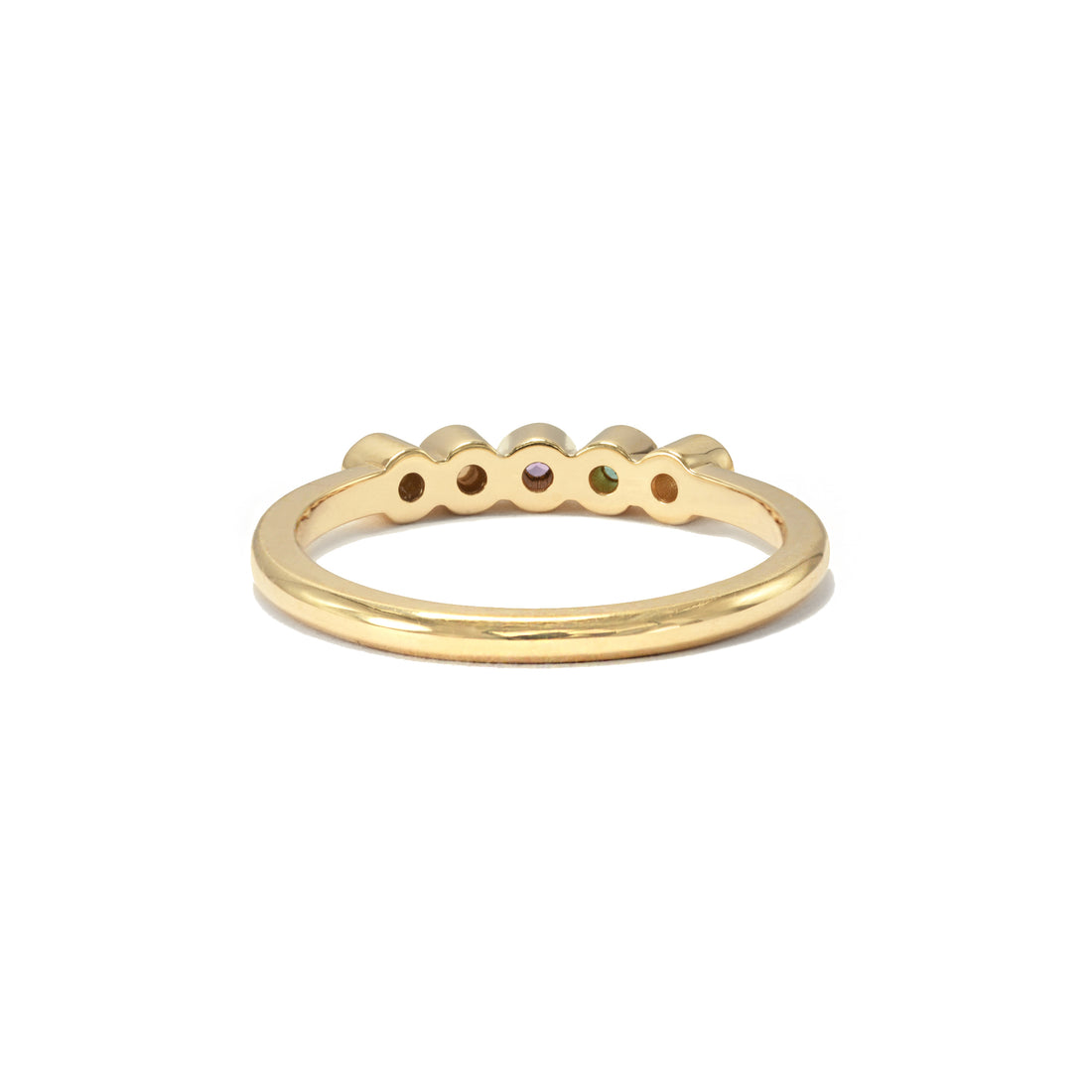 5 Stone "Loved" Stack Ring