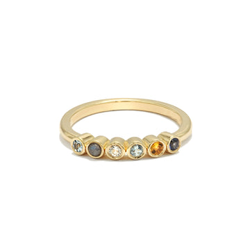 6 Stone "Always" Stack Ring
