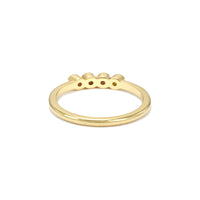 "Love" 4 Stone Stack Ring