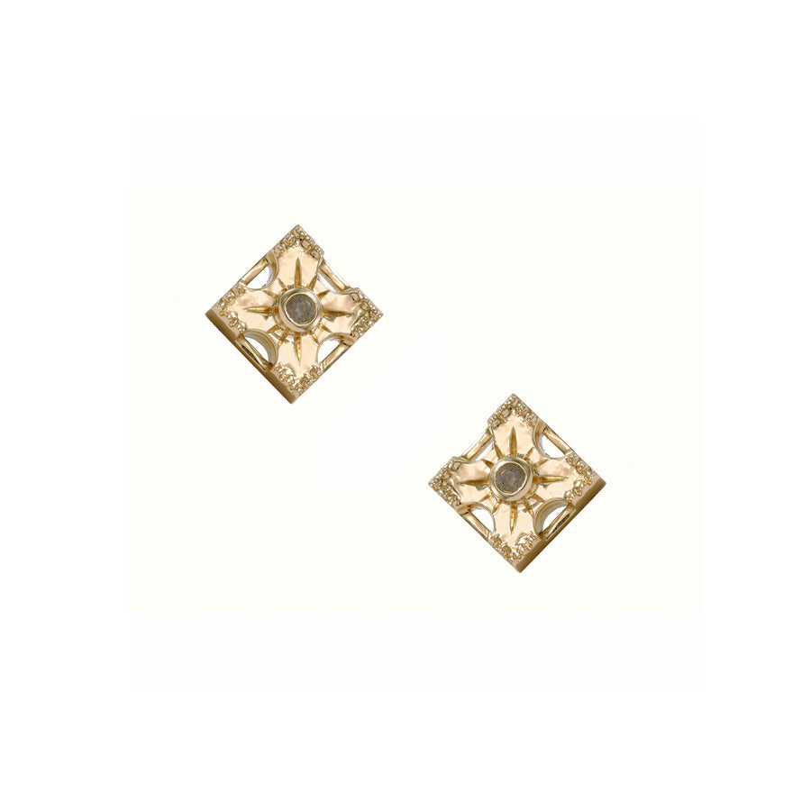 Petite Harmony Gemstone Stud Earrings - Single Stone