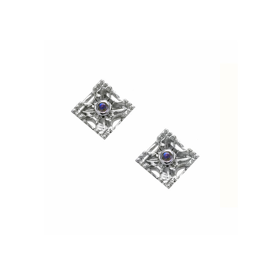 Petite Harmony Gemstone Stud Earrings - Single Stone
