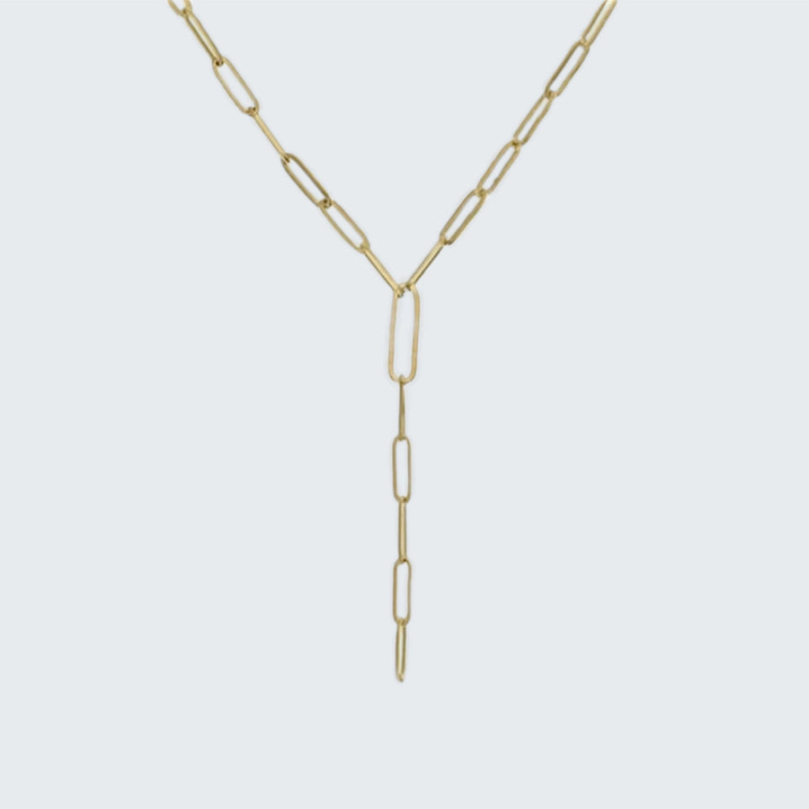 Lariat Paperclip Chain
